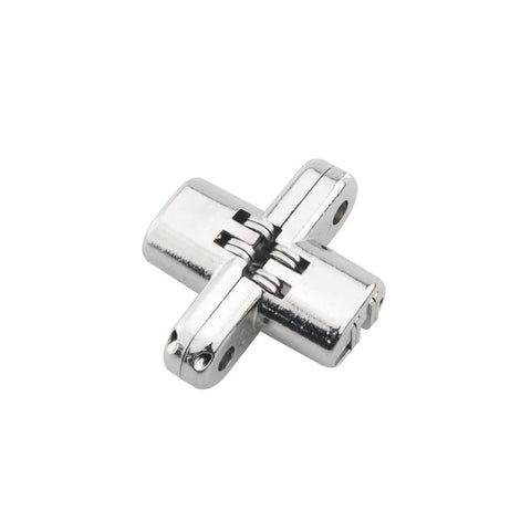 Two Pack Invisible Folding Door Hinges 180 Degree Zinc Alloy For Kitchen Cabinets And Hidden Bucket Wooden Box Budget Friendly