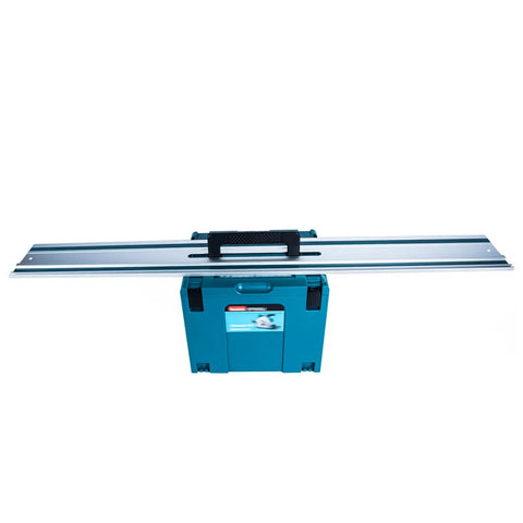 110 Inch Guide Rail Kit Extruded Aluminum Rails Compatible With Track Saw Precision Cutting Smooth Operator Replacement Splinter Guards Effortless Snap Together Setup with carrying case.