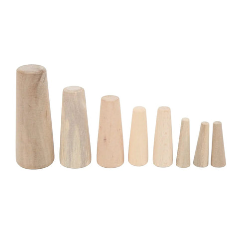 Soft Wood Plugs Set 20 Pcs Cone Shaped Emergency Cork Stopper Hull Repair Kit For Boats And Yachts Marine Pro Grade Conical
