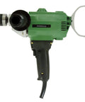 Corded 1/2-Inch Drill With Rear D-Handle And Industrial Chuck, 6.2 Amp Power, Reversible Drilling, green heavy-duty build