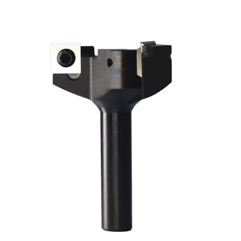 12.7mm Router Bit With 1/2 Inch Shank For Spoilboard Surfacing And Planing, 3-Wing Carbide Insert, 4-Edge Cutter, Includes 10 Matching Inserts