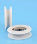 Heavy Duty 20 Pack U Groove Plastic Coated Ball Bearings 608ZZ Pom Roller with .5mm thickness for skateboards and DIY projects.