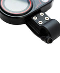 Close-up of TF100 LCD Ebike Thumb Throttle Controller 6 Pin 5 Pin 2 In 1 with connector and waterproof display for scooters.