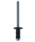 Straight Up Fix With Twenty Hella Tough Fuel Door Rivets And General Purpose Specialty Hardware For Toyota Lexus Camry Corolla Prius Highlander ChRxB And Everyday Driver Rig Upgrades black steel core rivet with black oxide finish.