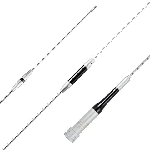 Dual Band Ham Radio Antenna For Cars And Trucks, 144 And 430 MHz VHF And UHF Mobile Antenna, 42.7 Inch Length, metal build