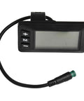 Weatherproof 5 Pin LCD Display for Electric Bikes, Waterproof Bike Dashboard for 22.2mm Handlebars, Easy Install GD01