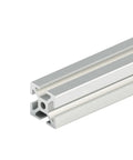 Workhorse 2525 Aluminum Extrusion Two Pack Anodized T Slot V Groove Linear Rail Guide CNC Router showcasing 300 mm length.