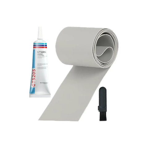 Inflatable Patch Repair Kit With Waterproof Tape And Heavy Duty Adhesive Seal Technology featuring repair tape, adhesive tube, brush