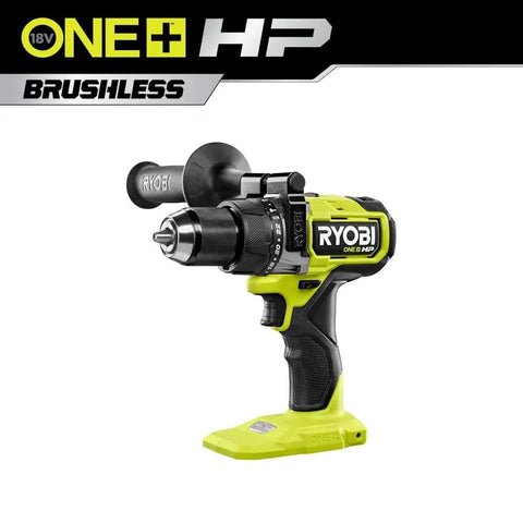 18V Brushless Hammer Drill Kit Half Inch Chuck Cordless Drill For Concrete And Brick With 0 To 31,000 BPM in side view