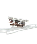 Side view of Solar Powered Digital Thermometer With 3 Foot Lead For Commercial Refrigeration Pro Grade OEM Replacement Part
