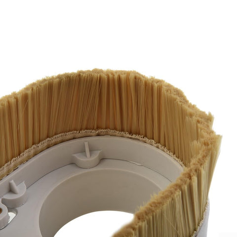 Router Dust Collector for Milling with 80mm Spindle Shoe Boot, thickened nylon brush attachment detail view