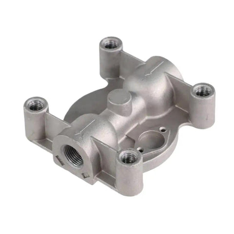 Premium Coolant Filter Head 204163 For Cummins Kta19 Kta38 Kta50 Diesel Engines with mount holes for direct assembly.