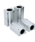 Rock Solid Long Type Linear Motion Ball Bearing Aluminum Slide Bushing Block For CNC And 3D Printer Shafts SCS8LUU four aluminum slide bushings