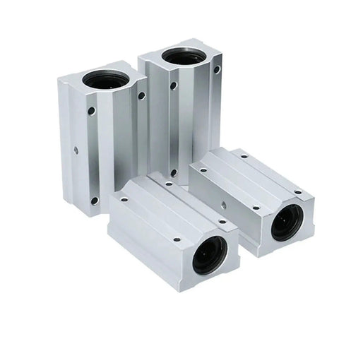 Rock Solid Long Type Linear Motion Ball Bearing Aluminum Slide Bushing Block For CNC And 3D Printer Shafts SCS8LUU four aluminum slide bushings