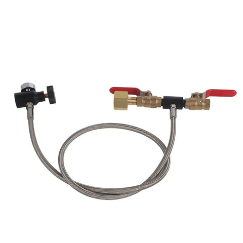 CO2 Soda Maker Refill Adapter Kit With 36 Inch Hose, G1/2 Connector, Handles Up To 3000 PSI, Easy Home Fill For Soda Systems, Not For Paintball