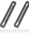 Low Profile Kayak Gear Track Set 10.4 Inch With Reinforced Marine Nylon And Free Screws For Simple Rod Holder Mounts, Durable T Track Rails For Fishing Gear And Accessories For All Kayak Setups. Set of 2 tracks with screws