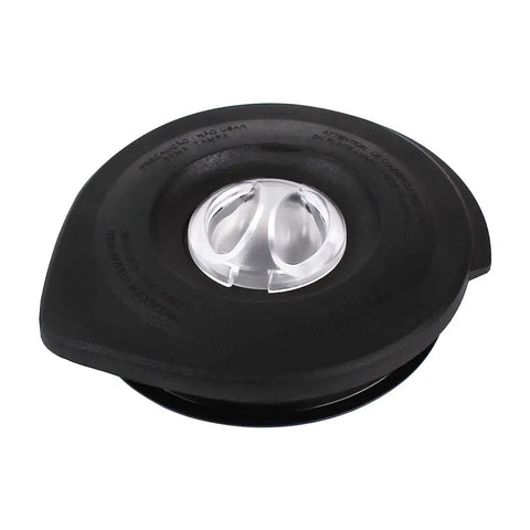 Black lid with clear cap for 6-Cup Glass Jar Replacement For Oster Blenders Compatible With Popular Oster Models