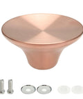 Sweet Upgrade Solid Stainless Steel Dutch Oven Knob Handle with rose gold finish and mounting hardware for easy lid replacement.
