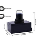 Outdoor No Fuss Dusk To Dawn Light Sensor Switch dimensions with Auto On Off 5A Photoelectric Control for Hard Wired Exterior Lights