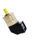 Dang Good Right Angle Planetary Gear Reducer For Servo And Stepping Motors 60 90 120Mm, side view showing metal construction.