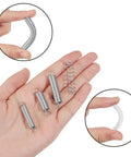 300Pcs Extension And Compression Spring Assortment Kit With 20 Sizes Carbon Steel Small Metal Springs For Home Repairs Tools DIY Craft Projects And Mechanical Repair Replacement Sets, carbon steel springs in hand