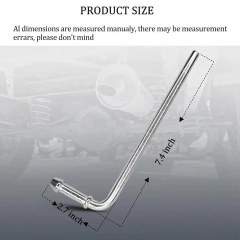 Universal 90 Degree Bend Exhaust Hanger Rods With Weld Bracket Kit Fit Most Cars, Perfect For DIY Mods To Stabilize Pipes And Kill Extra Vibration Noise Like A Pro