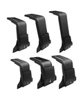 Heavy Duty Universal Roof Rack Bracket for Gutter Mounts 10cm Clamp On Car Roof Rack Hardware Adjustable Carbon Steel
