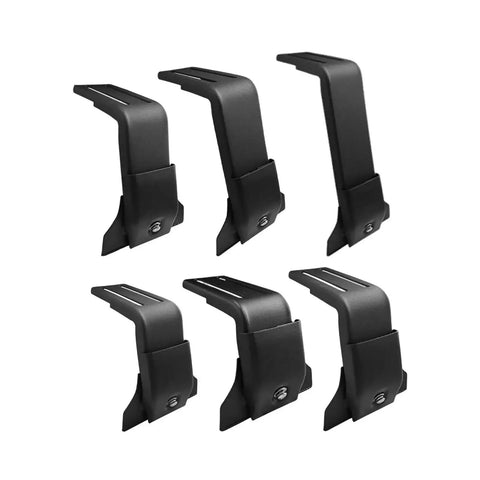Heavy Duty Universal Roof Rack Bracket for Gutter Mounts 10cm Clamp On Car Roof Rack Hardware Adjustable Carbon Steel