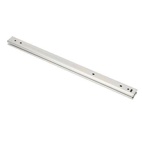 Rugged Three Fold Full Extension Drawer Slides Side Mount 400mm Ball Bearing Runners for cabinets zinc plated steel
