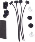 Mounting hardware for Street Ready 16 Inch Electric Radiator Cooling Fan With Smart Thermostat Wiring Switch And Relay Kit.