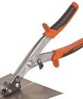 NR1 Hand Nibbler with built-in waste cutter for flat metal sheets featuring soft grip handles, cutting stainless steel, zinc, and PVC