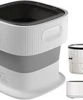 Portable Folding Washing Machine With Automatic Water Inlet And Outlet, Foldable Bucket Washer With Spin Dry, Drainage Pipe, 60 Watt Power