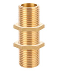 One Quarter Inch Brass Pipe Fittings With Female Threads Hex Lock Nut Detail