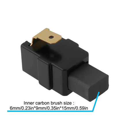 2 Pair Carbon Brushes With Holder CB415 CB417 Replacement Kit 6x9x15mm For Makita HR2400 6402 6820V 6904V HP1300S And Hilti SI100