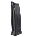 Close-up of the magazine for Aluminum VX-14 Gas Blowback 1911 Airsoft Pistol With Dope Green Fiber Optic Sights, Integrated Iron Sights