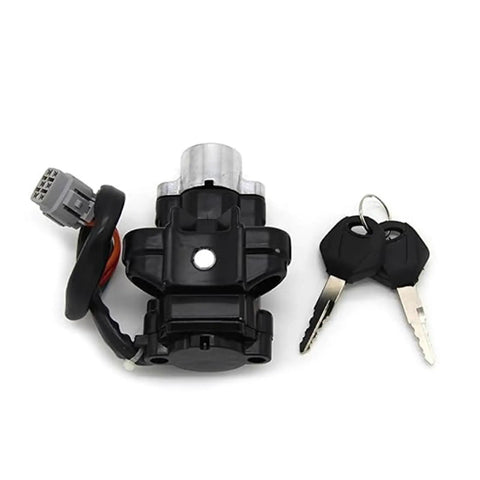 Sick Motorcycle Ignition Key Switch Lock Cylinder Replacement Kit Fits Bandit 2005 2012 Reliable Starter Built Tough Durable Construction Engine Start Control Stable Electrical Connection Easy Install Upgrade To Make Your Ride Badass Secure, keys included
