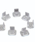 Must Have LED Neon Mounting Clips Pack 200 Durable PVC Fixing Clips For 6mm Neon Flex Strips Clear Transparent Reusable Easy Install