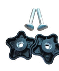 Heavy Duty Handle Knob and Bolt Washer Repair Kit for Snow Blowers and Lawn Mowers, Easy Install, Replacement Parts 92-2260 106-4161 107-3844