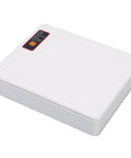 Mini Ups With 12000mAh Battery Backup For Router And Modem Keeps Your Wifi Alive During Blackouts, compact white power supply.