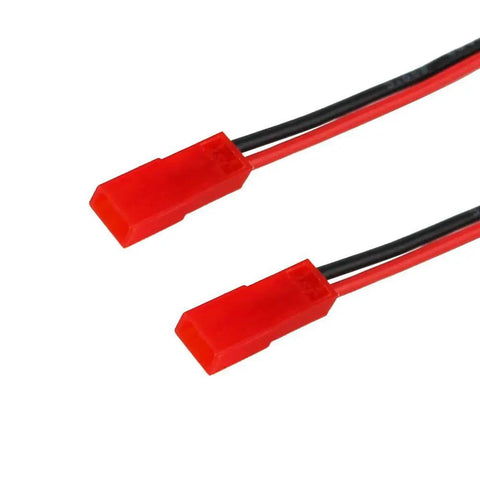 4mm Banana Plug To JST Charging Lead, 20AWG Silicone Wire, 30Cm Length, Pack Of 2, for RC Helicopters and Quadcopters.