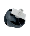 Grey front omni-directional caster wheel with white mounting bracket for Roborock vacuum cleaners.