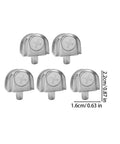 Heavy Duty Zinc Alloy Adjustable Glass Shelf Brackets For Shower Glass And Floating Shelves 30 Pack High Load Bearing