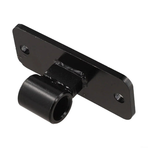 Heavy Duty 58 Mm Gate Hinges Pack Of 2 Pre Drilled Mounting Holes Rust Resistant Galvanized Iron close-up of black finish hinge