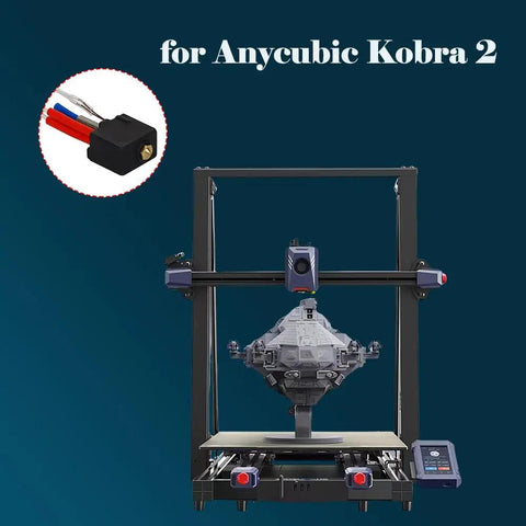 3D printer with Hot End Replacement Kit For 3D Printer Extruder With 5 Pack Gear Screws Guide Rails for Kobra 2 series
