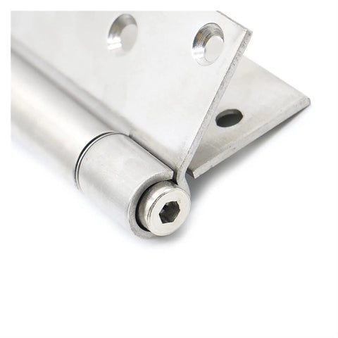 Two Pack Folding Door Hinge With Ball Bearing In Stainless Steel Single Or Double Spring Hidden Cabinet Hinge 4 Inch Size A