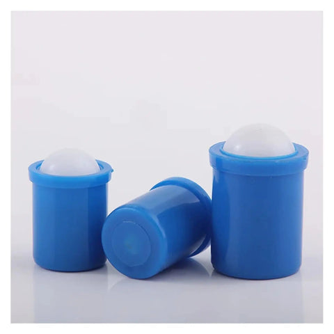 Top Tier Pom Plastic Ball Plungers Bring Hella Reliable Spring Press Force For Snap Tight Push Fit Mounting On Auto Trim Panels And Heavy Machinery Fixtures, blue plastic body, various sizes.