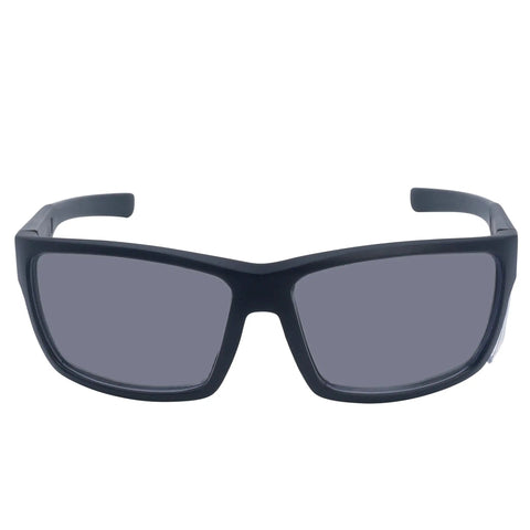 Heavy Duty Boss Level Safety Bifocal Glasses With Rugged Side Shields Kickass Impact Resistant ANSI Certified Eye Gear Smoke Lens Tough Black Frame front view.