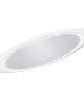 604W-WH 6 Inch White Recessed Downlight Sloped Ceiling Friendly for 30 to 45 Degree Angles No Fuss Clip Install Max 90W PAR38 Lamp UL Listed