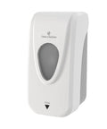 No Sweat Wall Mounted Manual Soap And Hand Sanitizer Dispenser 1000 Ml White shows a sleek, push-operated design for easy use.