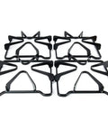 4 Pack Gas Range Burner Grates Replacement For WPW10268483 W10268483 AP6018155 PS11751457 8053580 Black Porcelain High Temperature